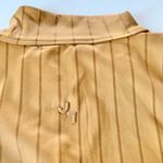JoyLab Mustard Yellow Stripe Zipper Crop Top US Medium Photo 6