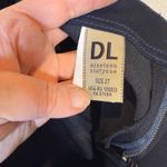 DL1961 Emma Legging Black with Brown Leather Side Stripe Size 27 Equestrian Photo 5