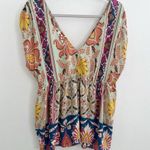 ZARA  Trafaluc Tassel Bohemian Top LARGE Moroccan Casual Boho Beach Feminine Photo 3