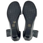 Charleston Shoe Co Justice Silver Metallic Wedge Sandals Size 9 Photo 6