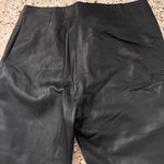 JO NO FUI Genuine Leather Crop Black Pants Size 24 Photo 9