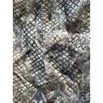 NWT ESCADA Silk Blouse Womens 40 (Medium) Brown Snake Print Button Up Shirt Top Photo 9