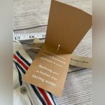 Reformation NWT Charlie White Blue Red Stripes Button Shorts in Size 31 Photo 5