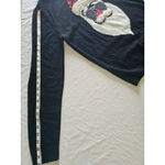 Angelo Litrico Santa Claus Ugly Sweater Women Lg Sparkling Embellished Christmas Black Photo 6