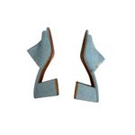 Cole Haan Daina MD OT Mule II slip on block heel Blue women's size US Size 7.5 Photo 5