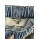 One Teaspoon Shabbies Jeans Womens XS Drawstring Boyfriend Distressed Light Wash Photo 3