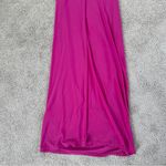 ZARA Women’s Draped Neckline Midi Dress Sleeveless Blogger Favorite in Fuchsia M Photo 10