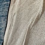 Chaser Cream Metallic Gold Black Trim Casual Lounge Pants Medium Photo 5