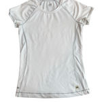 Alo Yoga Women’s Size XS Fitted Athletic Tee Shirt White Running Gym Workout Photo 0