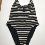 Beach Bunny  Striped One Piece Bathing Suit Photo 6