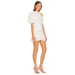 MERGIM Magda Bridal Dress in White 2 Medium New Crystal Belt Mini Photo 2