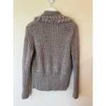 John Fashion Long Sleeve Waffle Knit Stylish Cardigan Sweater Beige Womens Large Photo 1