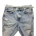 ZARA The Truth Slim ripped distressed mid-rise jeans sz 8 Photo 5