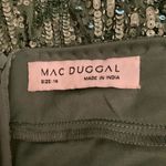 Mac Duggal NWT  5687 SEQUINED ONE SHOULDER DRAPED LACE UP GOWN Photo 13