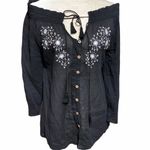 Joie  Floral Embroidered Boho Peasant‎ Blouse XS Photo 1