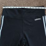 Adidas black and white athletic leggings size large Photo 9
