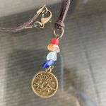 NWT Virgo zodiac sign necklace healing gemstones carnelian lapis moonstone Photo 1