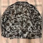 Dress Barn  Black and Silver Patterned Blazer Photo 2