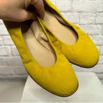 Botkier  Mason mustard yellow suede Ballet Flats, leather sole, fits size 6 Photo 9