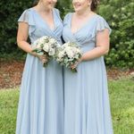 DB Studio Bridesmaid Dress Blue Size 12 Photo 4