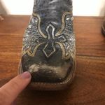 Corral Ladies  Black Leather Distressed Cross Wings Western Boots Size 9.5 M Photo 1