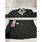 Womans LeSuit 2 Piece Jacket & Knee Length Skirt Black 8P Photo 7