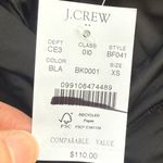 J.Crew NWT  Scalloped One-Piece Swimsuit in Solid Black BF041 Women's XS Photo 9