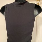 Shinestar Black Sleeveless Zip-Up Top Photo 2