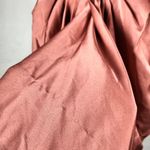 House Of CB NWOT Janis Rouge Satin One Shoulder Draped Midi Dress Photo 7