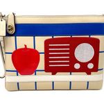 Coach X Tom Wesselmann Large Turnlock Wristlet Ivory Leather CA222 Photo 0