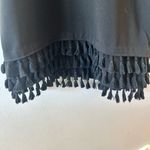 ZARA Tassel Mini Dress with Fringe Hem - size Small Photo 2