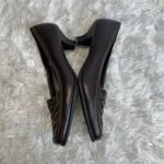 Aerosoles  Brown Leather Kitten Heel Loafers Sz 7.5 M Photo 6