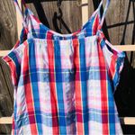 Peyton & Parker Red, White, and Blue Checked Sleeveless Dress M Red Size M Photo 10
