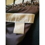 Michael Kors Michael  Fringe Trim Tweed Dress 6 Sheath Sleeveless Zip Wool Blend Photo 6