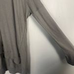 Helmut Lang  Gray Thin Slub V-Neck Sweater Size Small Photo 3