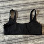PacSun Pac 1980 Women's Active Seamless Ribbed Bralette Black Size Med EUC #0849-AT Photo 2