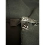 Lulus  Ruched Black Sleeveless V-Neck Cami Camisole Mini Wrap Tank Dress Size M Photo 7