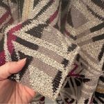 Lucky Brand Intarsia Open Waterfall Cardigan Women's Small Boho Sweater Western Photo 7