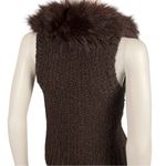 Loft Fur Collar Sweater Vest XXS NEW Photo 6
