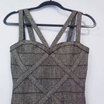 Bebe Farah Shiny Bandage Bodycon Dress Photo 2