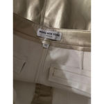 Marc New York Faux Leather Mini Skirt, Size 8, Champagne Photo 6