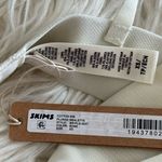 SKIMS Cotton Rib Plunge Bralette Bone Size XS Photo 6