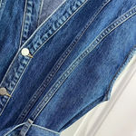 NWT Ética Denim Issa Seamed Dress Topaz River Sz S Blue Photo 5