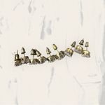 Set of 6 Stud Earrings Gold Tone Faux Diamond Varying Sizes Jewelry Gift Photo 2