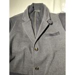 Ted Baker  London Blue Wool‎ Sleeve Textured Coat Jacket Removable Collar Size 6 Photo 12