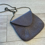 Lauren Merkin  Brown Leather Speckled Chain Crossbody Bag Photo 0