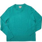 J.Crew NWT Cashmere Classic-fit Crewneck Sweater in Emerald Forest Green S Photo 0