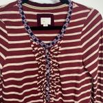 Anthropologie  Postmark Striped Henley Sz Small Photo 6
