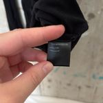 Me+Em Ruched Front Long Sleeve Stretch Top Black Size XS Photo 3