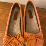 Sporto Coral Suede Moccasin Loafers with Fringe Detail Sz7  Photo 2